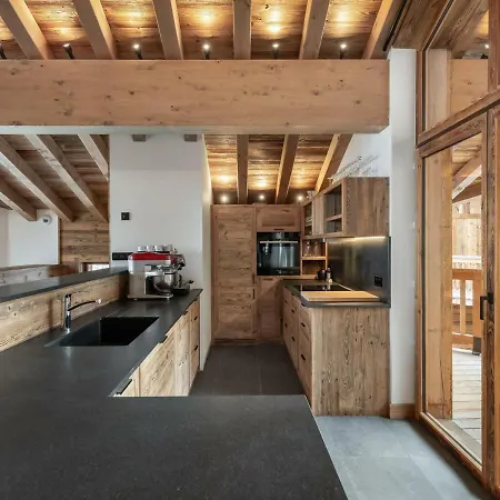 Neuf Avec Piscine, Sauna Et Proche Des Pistes A Village - Fr-1-562-47 Domek alpejski